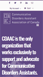 Mobile Screenshot of cdaac.ca